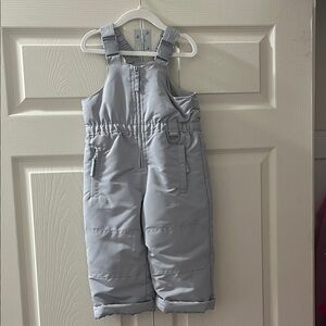 Toughskins Kids Gray Snow bib Overalls